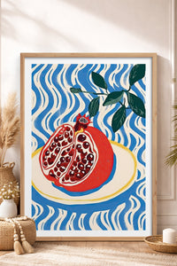 HOMEPACK Ahşap Çerçeveli Tablo Çerçeveli Poster Sanatsal Modern Duvar Dekoru TK-744