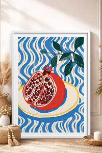 HOMEPACK Ahşap Çerçeveli Tablo Çerçeveli Poster Sanatsal Modern Duvar Dekoru TK-744