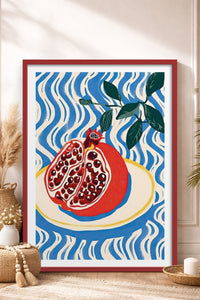 HOMEPACK Ahşap Çerçeveli Tablo Çerçeveli Poster Sanatsal Modern Duvar Dekoru TK-744