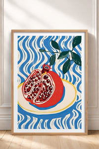 HOMEPACK Ahşap Çerçeveli Tablo Çerçeveli Poster Sanatsal Modern Duvar Dekoru TK-744