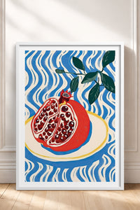 HOMEPACK Ahşap Çerçeveli Tablo Çerçeveli Poster Sanatsal Modern Duvar Dekoru TK-744