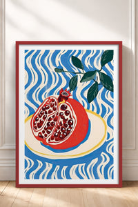 HOMEPACK Ahşap Çerçeveli Tablo Çerçeveli Poster Sanatsal Modern Duvar Dekoru TK-744
