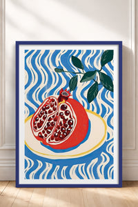 HOMEPACK Ahşap Çerçeveli Tablo Çerçeveli Poster Sanatsal Modern Duvar Dekoru TK-744