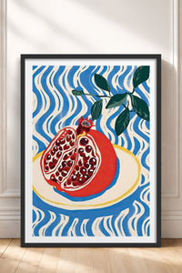 HOMEPACK Ahşap Çerçeveli Tablo Çerçeveli Poster Sanatsal Modern Duvar Dekoru TK-744