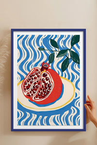 HOMEPACK Ahşap Çerçeveli Tablo Çerçeveli Poster Sanatsal Modern Duvar Dekoru TK-744