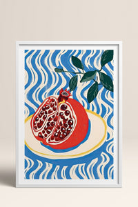 HOMEPACK Ahşap Çerçeveli Tablo Çerçeveli Poster Sanatsal Modern Duvar Dekoru TK-744