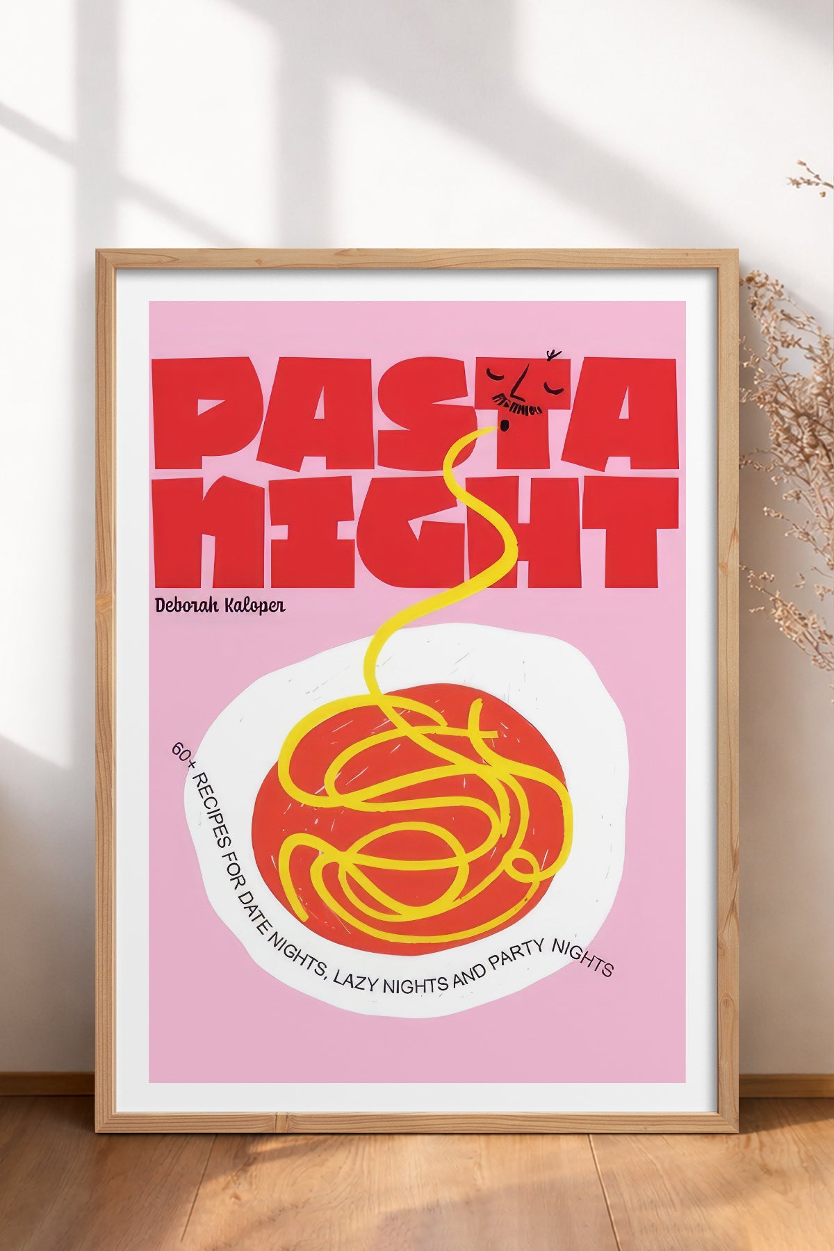 HOMEPACK Ahşap Çerçeveli Tablo Çerçeveli Poster Sanatsal Modern Duvar Dekoru TK-745