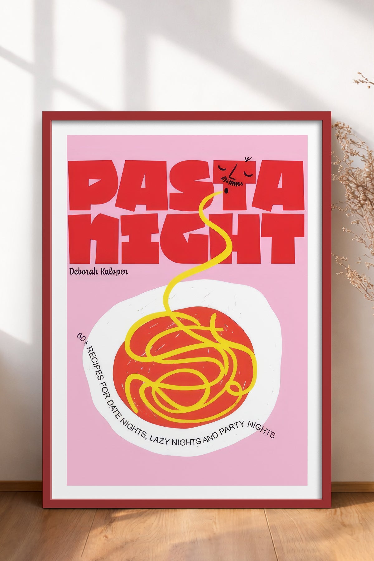 HOMEPACK Ahşap Çerçeveli Tablo Çerçeveli Poster Sanatsal Modern Duvar Dekoru TK-745
