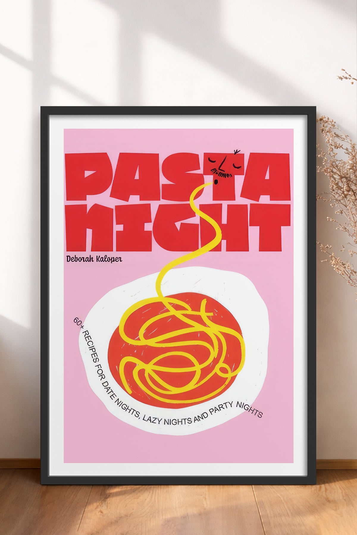 HOMEPACK Ahşap Çerçeveli Tablo Çerçeveli Poster Sanatsal Modern Duvar Dekoru TK-745