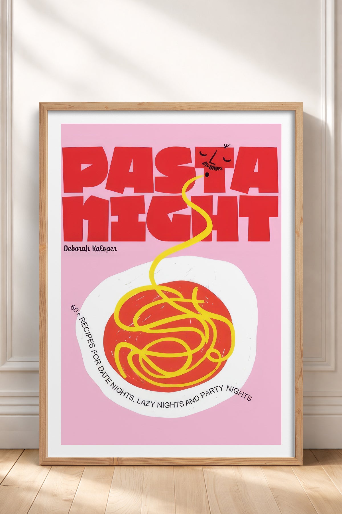HOMEPACK Ahşap Çerçeveli Tablo Çerçeveli Poster Sanatsal Modern Duvar Dekoru TK-745