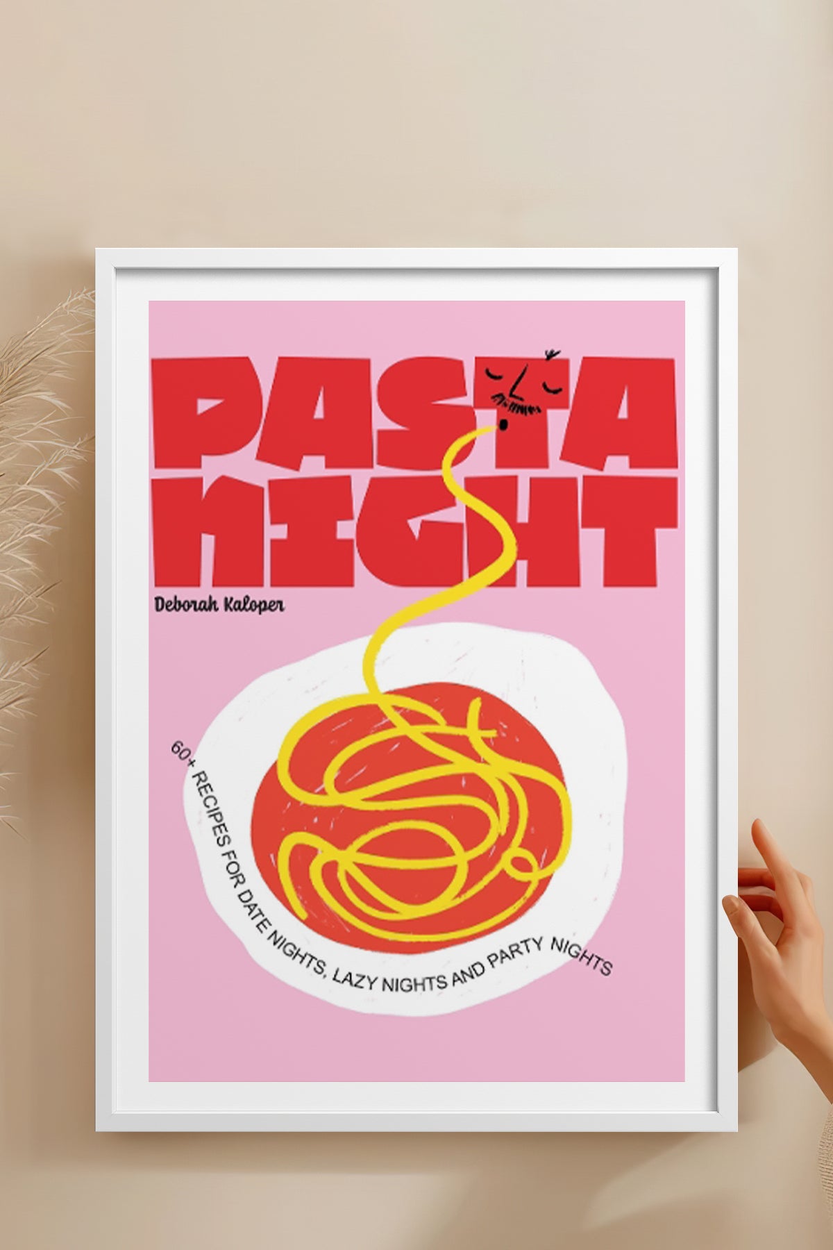 HOMEPACK Ahşap Çerçeveli Tablo Çerçeveli Poster Sanatsal Modern Duvar Dekoru TK-745