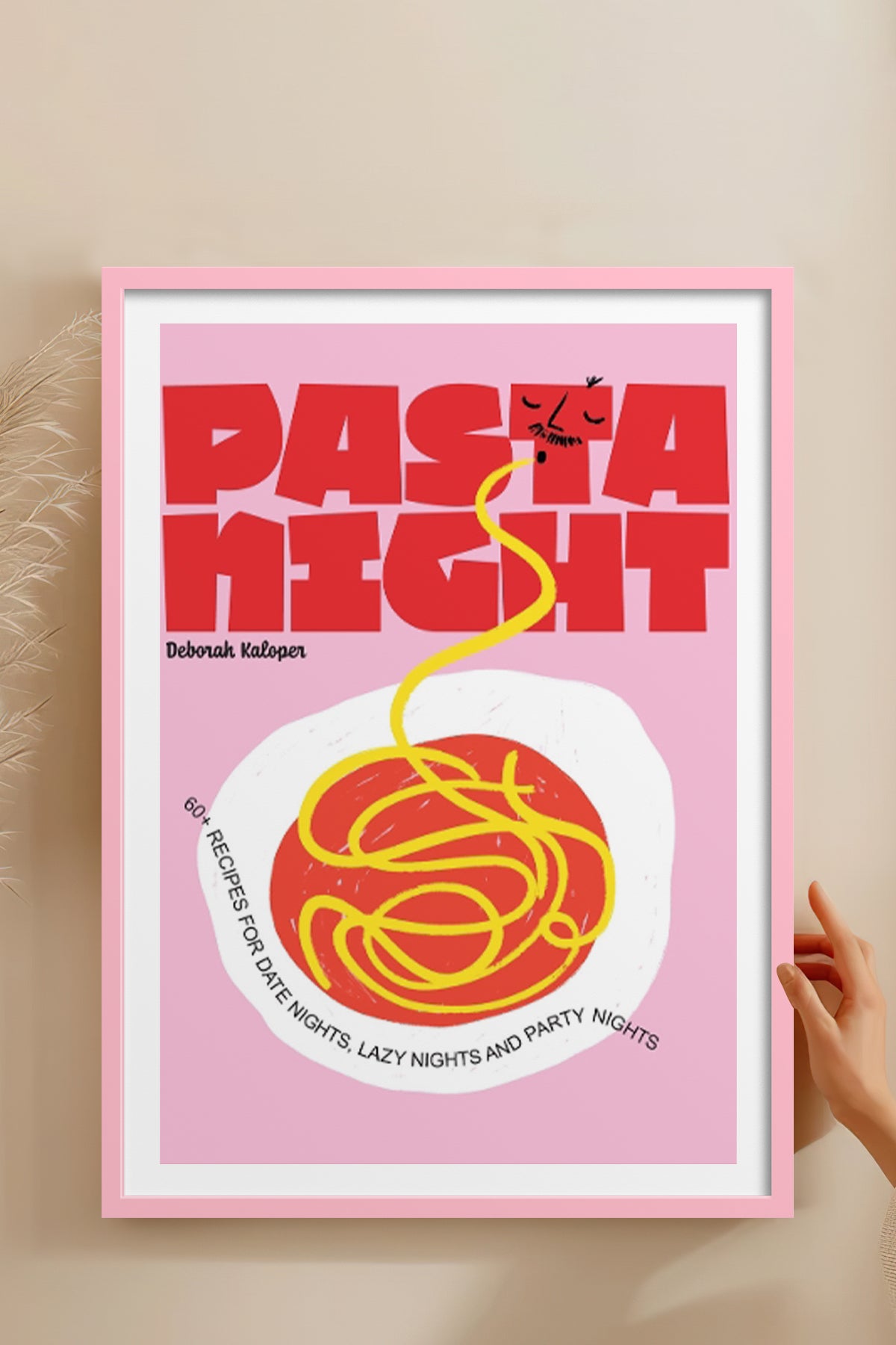 HOMEPACK Ahşap Çerçeveli Tablo Çerçeveli Poster Sanatsal Modern Duvar Dekoru TK-745