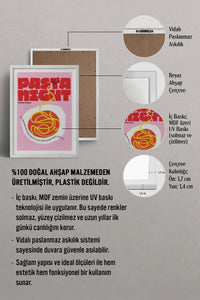 HOMEPACK Ahşap Çerçeveli Tablo Çerçeveli Poster Sanatsal Modern Duvar Dekoru TK-745