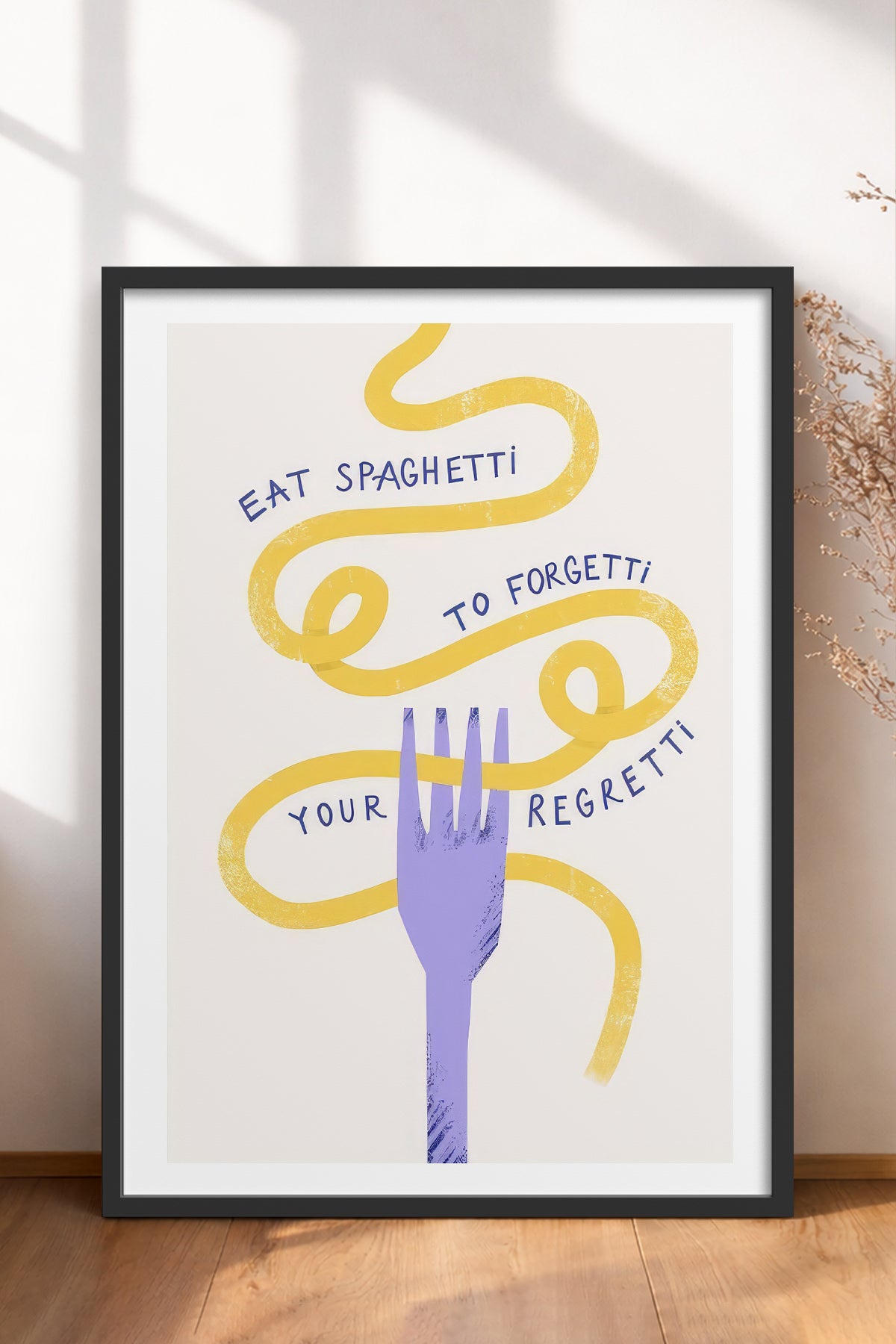 HOMEPACK Ahşap Çerçeveli Tablo Çerçeveli Poster Sanatsal Modern Duvar Dekoru TK-747