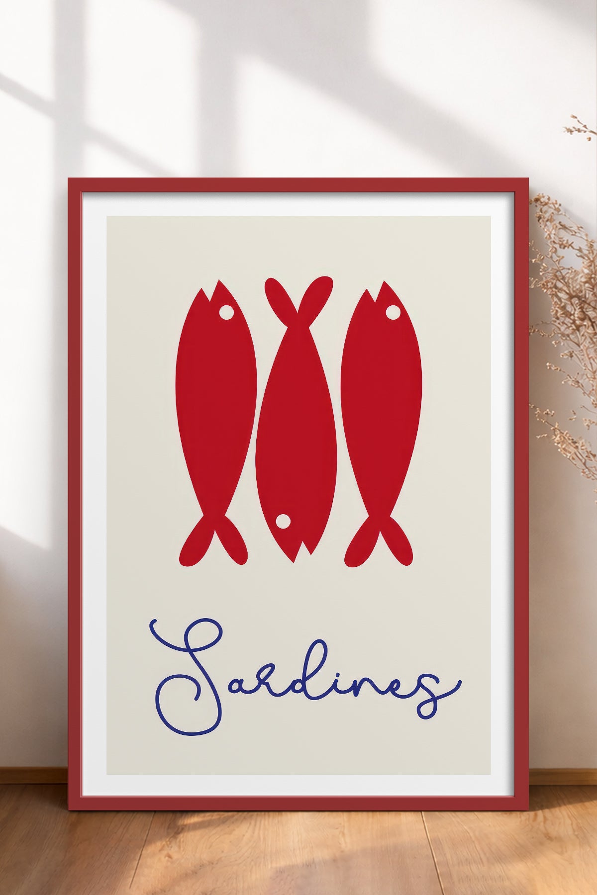 HOMEPACK Ahşap Çerçeveli Tablo Çerçeveli Poster Sanatsal Modern Duvar Dekoru TK-749