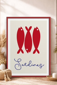 HOMEPACK Ahşap Çerçeveli Tablo Çerçeveli Poster Sanatsal Modern Duvar Dekoru TK-749
