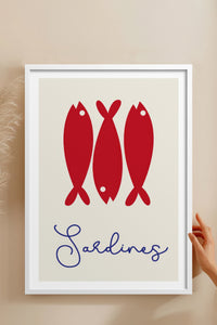HOMEPACK Ahşap Çerçeveli Tablo Çerçeveli Poster Sanatsal Modern Duvar Dekoru TK-749
