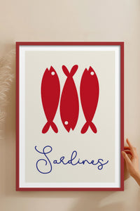 HOMEPACK Ahşap Çerçeveli Tablo Çerçeveli Poster Sanatsal Modern Duvar Dekoru TK-749