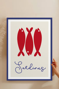 HOMEPACK Ahşap Çerçeveli Tablo Çerçeveli Poster Sanatsal Modern Duvar Dekoru TK-749