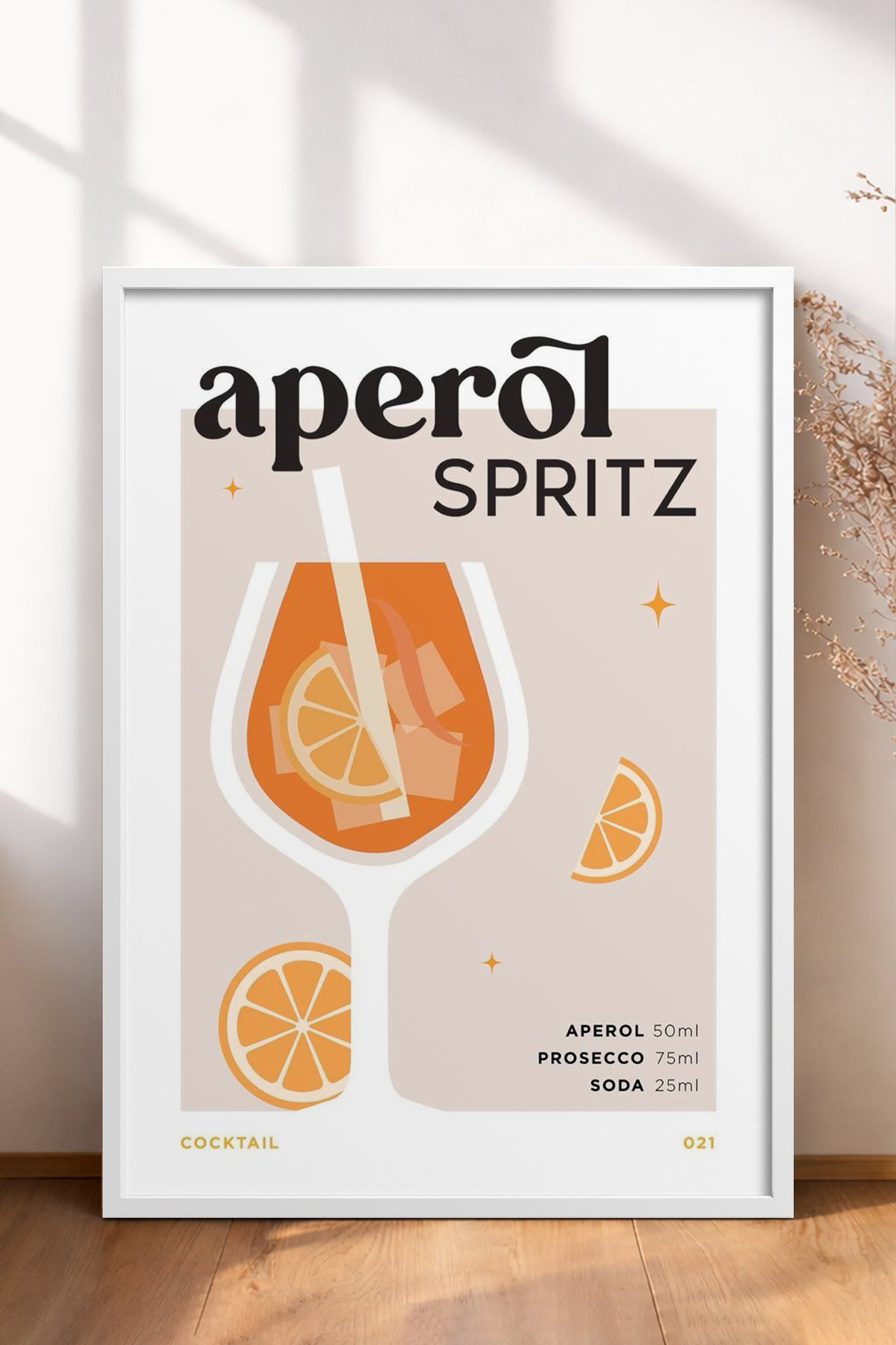 HOMEPACK Ahşap Çerçeveli Tablo Çerçeveli Poster Sanatsal Modern Duvar Dekoru TK-752