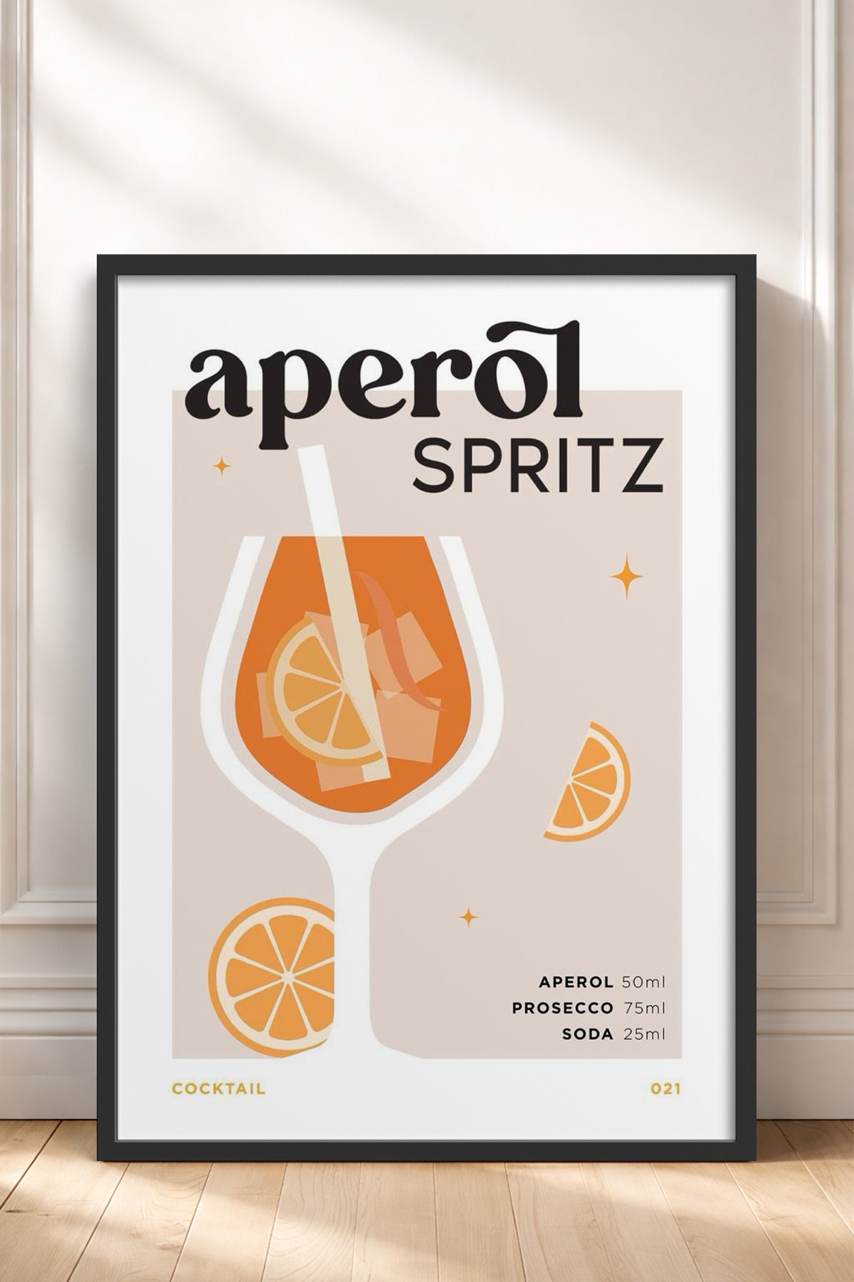 HOMEPACK Ahşap Çerçeveli Tablo Çerçeveli Poster Sanatsal Modern Duvar Dekoru TK-752