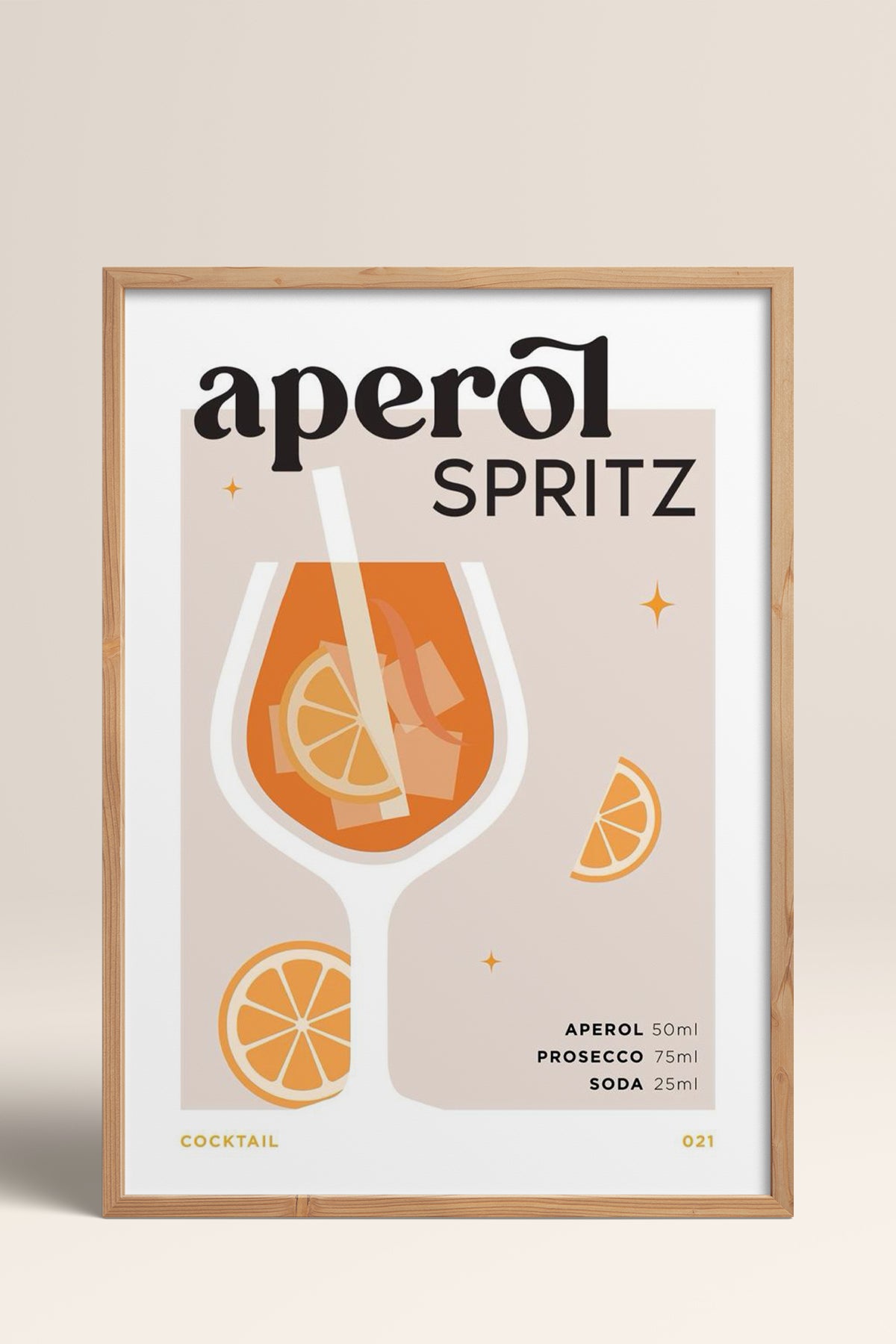 HOMEPACK Ahşap Çerçeveli Tablo Çerçeveli Poster Sanatsal Modern Duvar Dekoru TK-752