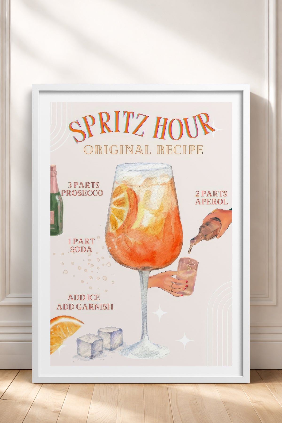 HOMEPACK Ahşap Çerçeveli Tablo Çerçeveli Poster Sanatsal Modern Duvar Dekoru TK-753
