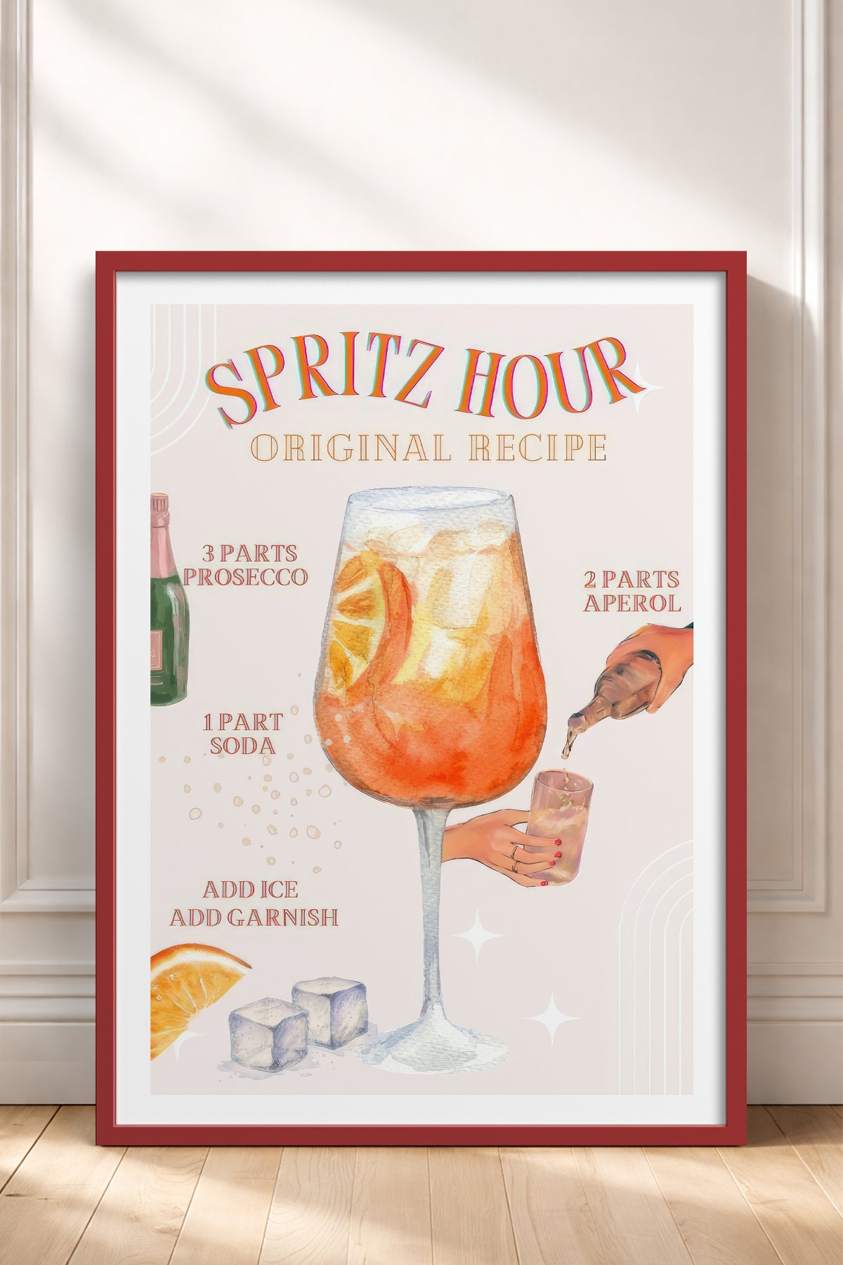 HOMEPACK Ahşap Çerçeveli Tablo Çerçeveli Poster Sanatsal Modern Duvar Dekoru TK-753