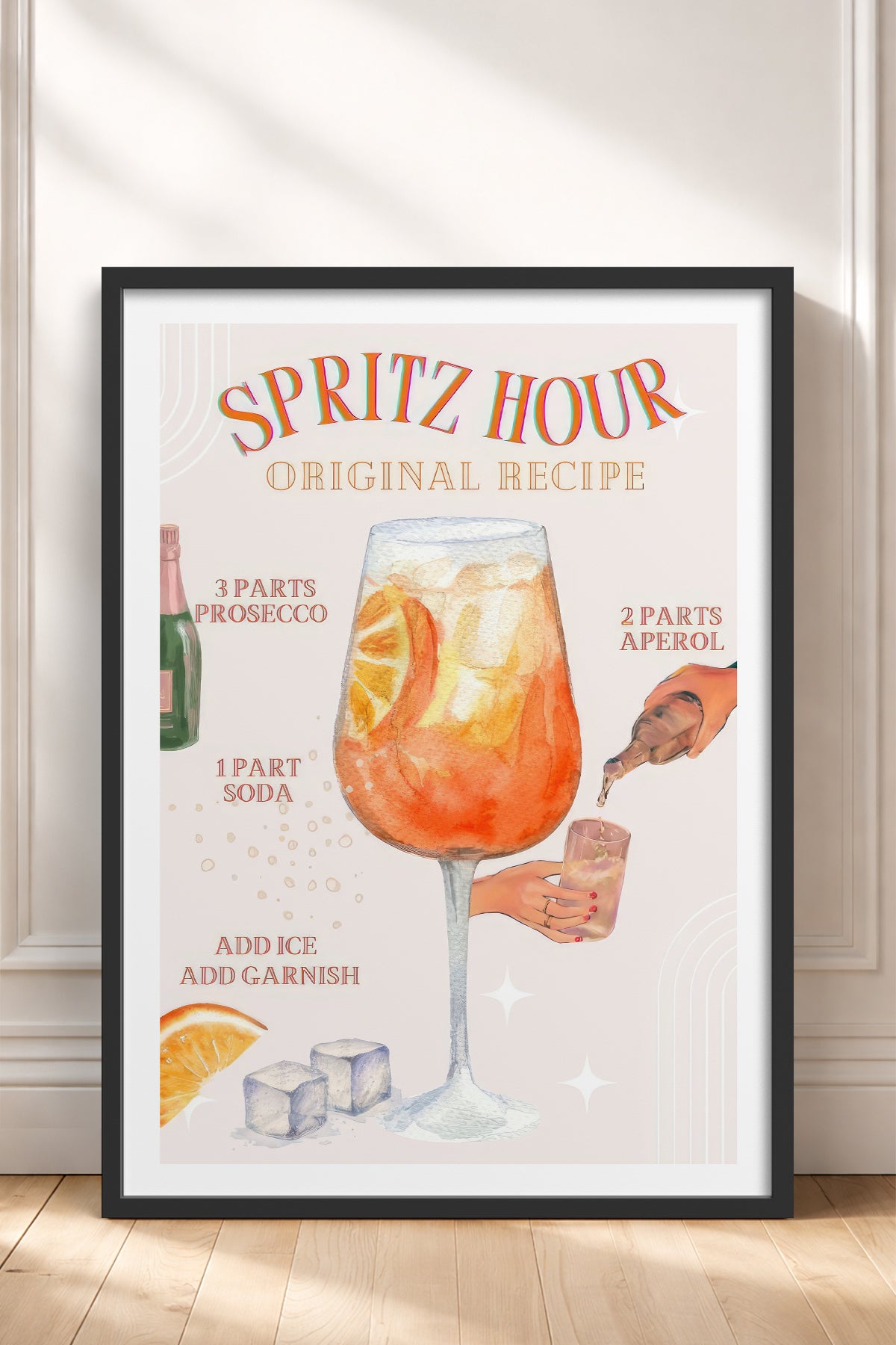 HOMEPACK Ahşap Çerçeveli Tablo Çerçeveli Poster Sanatsal Modern Duvar Dekoru TK-753