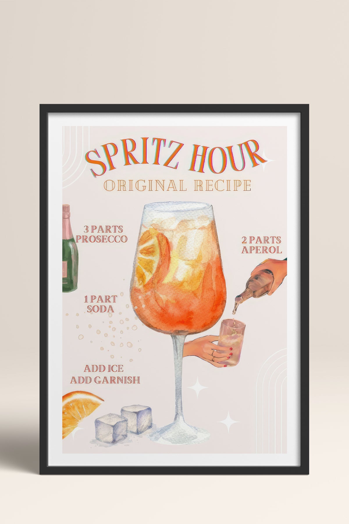 HOMEPACK Ahşap Çerçeveli Tablo Çerçeveli Poster Sanatsal Modern Duvar Dekoru TK-753