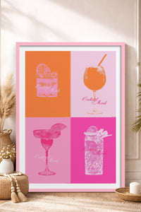 HOMEPACK Ahşap Çerçeveli Tablo Çerçeveli Poster Sanatsal Modern Duvar Dekoru TK-754