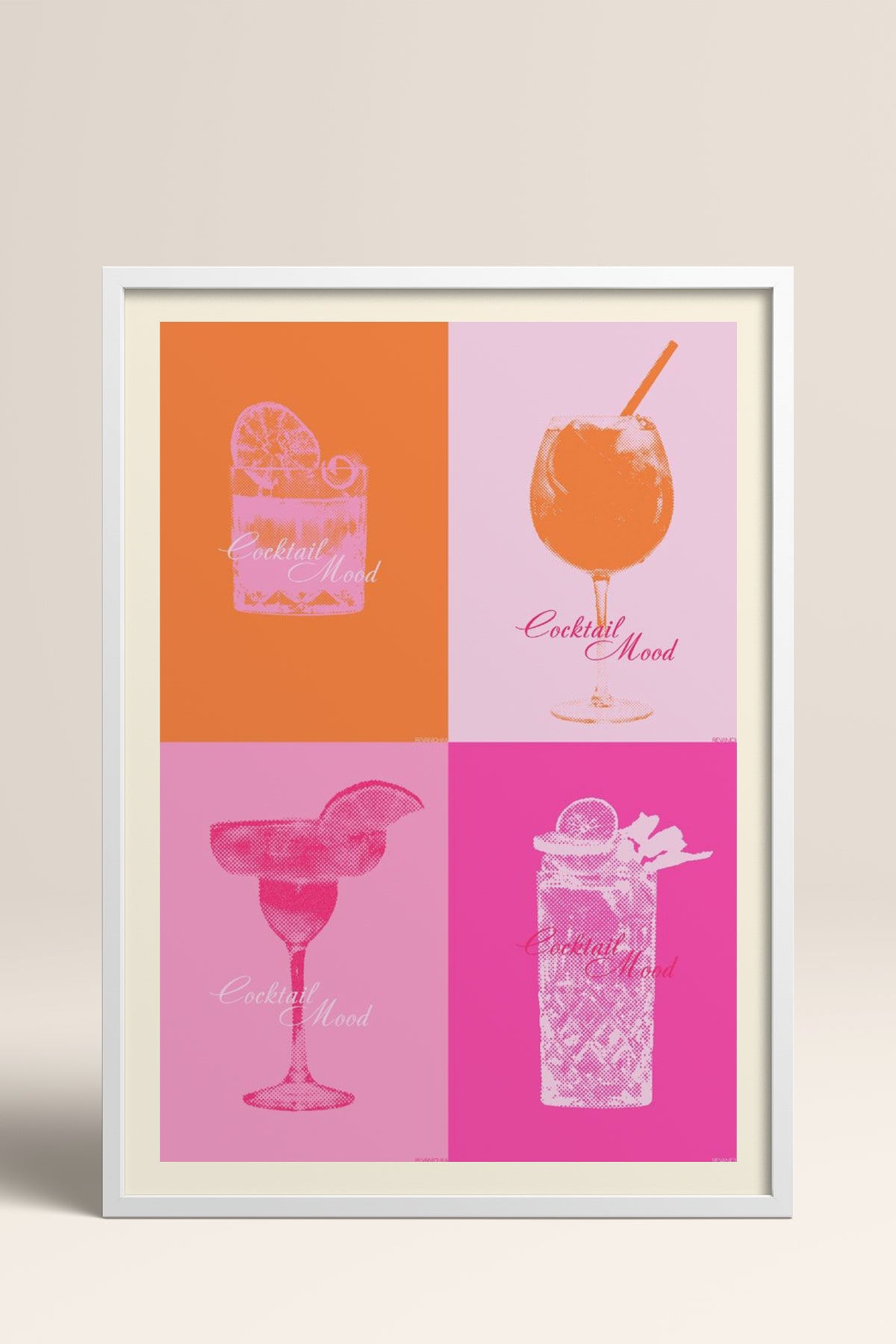 HOMEPACK Ahşap Çerçeveli Tablo Çerçeveli Poster Sanatsal Modern Duvar Dekoru TK-754