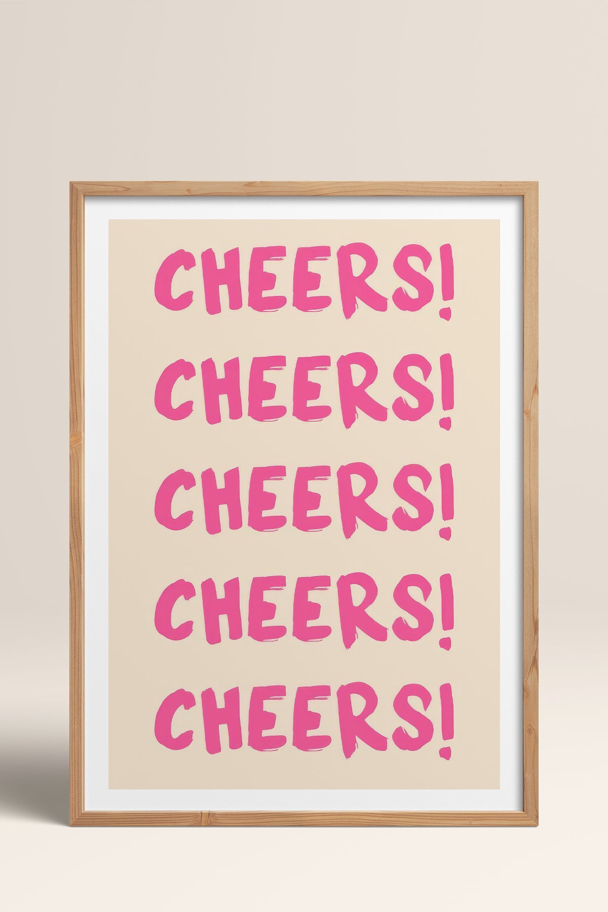 HOMEPACK Ahşap Çerçeveli Tablo Çerçeveli Poster Sanatsal Modern Duvar Dekoru TK-755