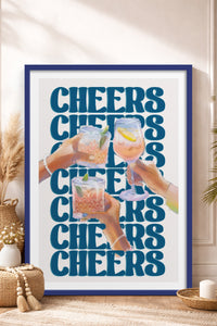 HOMEPACK Ahşap Çerçeveli Tablo Çerçeveli Poster Sanatsal Modern Duvar Dekoru TK-756