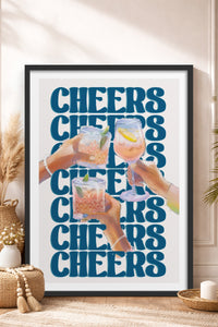 HOMEPACK Ahşap Çerçeveli Tablo Çerçeveli Poster Sanatsal Modern Duvar Dekoru TK-756