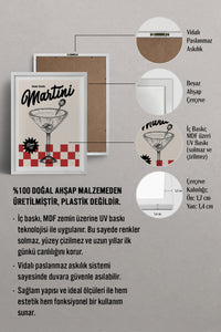 HOMEPACK Ahşap Çerçeveli Tablo Çerçeveli Poster Sanatsal Modern Duvar Dekoru TK-758