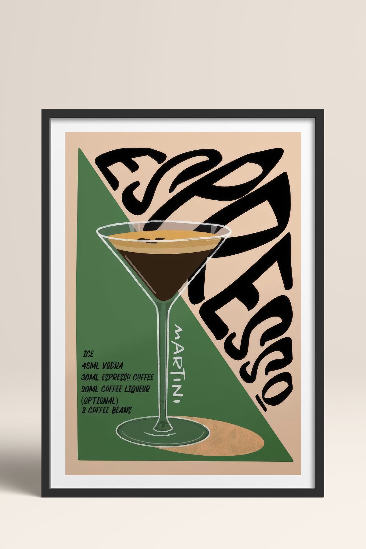 HOMEPACK Ahşap Çerçeveli Tablo Çerçeveli Poster Sanatsal Modern Duvar Dekoru TK-759