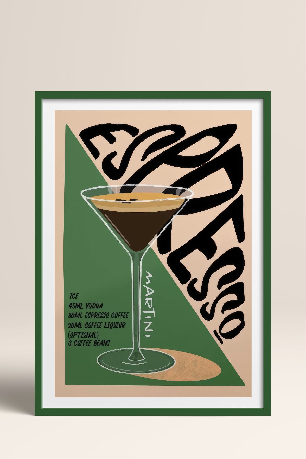 HOMEPACK Ahşap Çerçeveli Tablo Çerçeveli Poster Sanatsal Modern Duvar Dekoru TK-759
