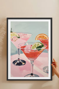 HOMEPACK Ahşap Çerçeveli Tablo Çerçeveli Poster Sanatsal Modern Duvar Dekoru TK-761