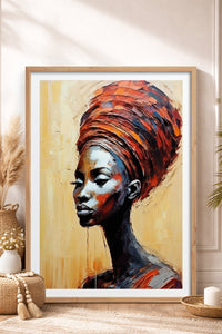 HOMEPACK Ahşap Çerçeveli Tablo Çerçeveli Poster Sanatsal Modern Duvar Dekoru TK-763