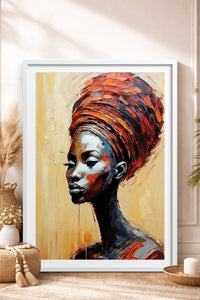 HOMEPACK Ahşap Çerçeveli Tablo Çerçeveli Poster Sanatsal Modern Duvar Dekoru TK-763