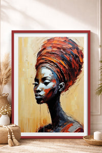 HOMEPACK Ahşap Çerçeveli Tablo Çerçeveli Poster Sanatsal Modern Duvar Dekoru TK-763