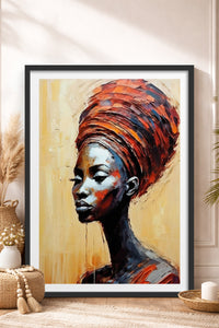 HOMEPACK Ahşap Çerçeveli Tablo Çerçeveli Poster Sanatsal Modern Duvar Dekoru TK-763