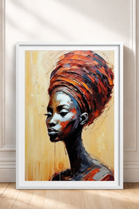 HOMEPACK Ahşap Çerçeveli Tablo Çerçeveli Poster Sanatsal Modern Duvar Dekoru TK-763