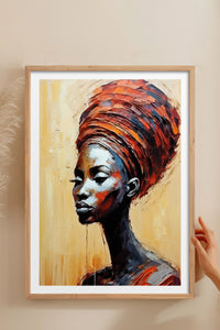 HOMEPACK Ahşap Çerçeveli Tablo Çerçeveli Poster Sanatsal Modern Duvar Dekoru TK-763