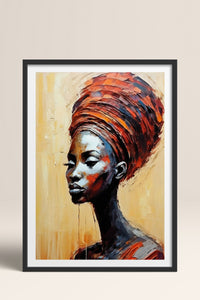 HOMEPACK Ahşap Çerçeveli Tablo Çerçeveli Poster Sanatsal Modern Duvar Dekoru TK-763