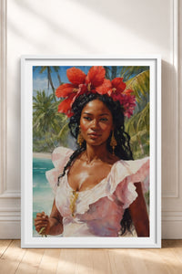 HOMEPACK Ahşap Çerçeveli Tablo Çerçeveli Poster Sanatsal Modern Duvar Dekoru TK-764
