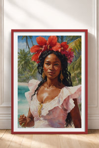 HOMEPACK Ahşap Çerçeveli Tablo Çerçeveli Poster Sanatsal Modern Duvar Dekoru TK-764