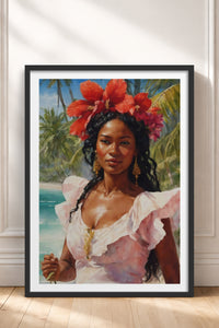 HOMEPACK Ahşap Çerçeveli Tablo Çerçeveli Poster Sanatsal Modern Duvar Dekoru TK-764