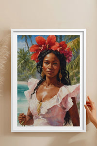 HOMEPACK Ahşap Çerçeveli Tablo Çerçeveli Poster Sanatsal Modern Duvar Dekoru TK-764